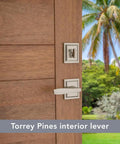 Front Entry Handleset With Interior Lever And SmartKey Rekey Technology, Microban Protection, Satin Nickel Finish with view
