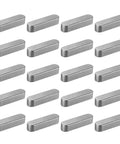20 Pcs Round Ended Feather Keys 40x10x8 Millimeter Carbon Steel Drive Shaft Parallel Keys Keyway Stock Assortment For Mechanical Fasteners Industry For Industrial Use