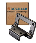 Lid Stay Torsion Soft Close Hinges Pair of 2 Rustic Bronze 60 Pound Lid Support for Cabinets Holds Open at 90 Degrees