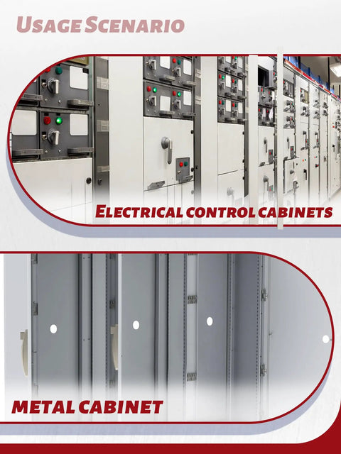 Electrical and metal cabinets usage scenario for Beefy Hydraulic Knockout Punch Set 1/2 to 4 Inch Conduit Hole Cutter Kit