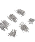 Heavy Duty Straight Shape Cotter Pins Kit 410 Pieces Galvanized Steel Assortment For Trucks Tractors Trailers And More Replacement And Maintenance Hardware Pins For Construction Automotive And Machinery.