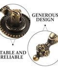 Vintage Cabinet Knobs With Sturdy Heavy Duty Drawer Pulls For Dressers And Interior Doors Hella Durable Hardware close-up details of design.