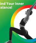 Person performing yoga pose with 'Find Your Inner Balance!' text, promoting Lithium Orotate 5 Mg Supplement In Vegan Capsules 120 Count Bioavailable Trace Element Non GMO Gluten Free For Daily Wellness On Point Supports Healthy Mood And Balanced Energy.