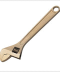 Spark Free Adjustable End Wrench For Hazardous Work Sites, Non Magnetic And Corrosion Resistant Copper Beryllium Tool, Eight Inch