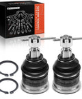 Front Lower Ball Joint For Honda Accord 2003 2007 And Acura TSX 2004 2008 TL 2004 2008 Driver Side And Passenger Side Left Right Replacement With OEM Style Drop In Fit Designed For Better Steering And Alignment Direct Bolt In No Modifications Required, pair with clips