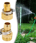 Dope Aluminum Garden Hose Repair Kit Plus Stainless Steel Clamp For 34 Inch Male Female Connectors Fast Easy Fix No Tools Needed Rustproof Fit Faucet Perfect For Summer Yard Chores And Quick Fixes brass hose mender with clamp