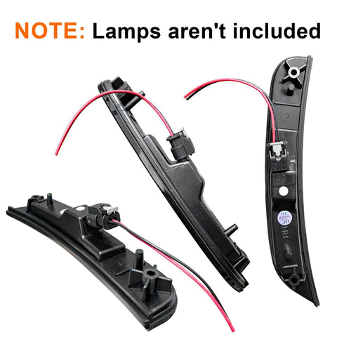 4 Pack Side Marker Light Pigtail Connectors Wires For Chrysler 300 And Charger 2015 2024 shown without lamps