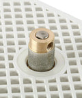 Diamond bit on industrial mini portable stained glass grinder for glass art and craft projects