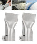 Stainless Steel 40mm Inner Diameter Heat Gun Nozzle Set For Replacement, shown with welding applications