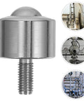 High Precision Steel Ball Transfer Bearing Caster With M12 Threaded Bolt One Inch Roller Heavy Duty Load Up To 100kg For Industrial Machinery