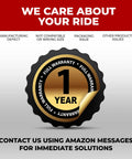 1-year warranty badge for Pack Of 2 29 Inch Bike Inner Tubes Fits 29 X 2.125/2.2/2.3/2.35 Tires
