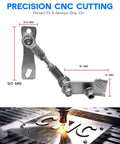 Transfer Case Linkage Kit For Jeep Cherokee XJ And Comanche MJ NP231 NP242 Fits 1986 To 2001 And 1986 To 1992 Z Rod Mechanical Upgrade Easy Install For Reliable Shifts Off Road Ready, stainless steel CNC linkage with 120 mm size