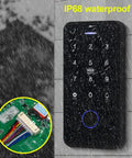 All In One Access Control System Kit For Home And Office With Waterproof Fingerprint Keypad in rain