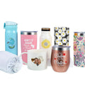 Sublimation Heat Shrink Wrap Sleeves Kit 50 Pieces In 5 Sizes 9x14 8x8 7x11 5x10 4x3 Inch For DIY Tumblers Mugs And More applied to tumblers and mugs