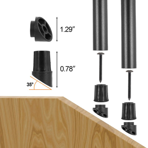 30 Pack 32 Inch Black Aluminum Deck Balusters Heavy Duty Railing Spindles For Porch connectors and tools shown at various angles.