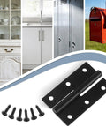 Two Pack Copper Lift Off Cabinet Door Hinges Two Point Four Inch Right Handed Slip Joint Black Butt Hinges For Cabinets