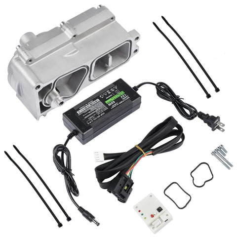 Koomaha pre-calibrated direct-fit turbo actuator kit for 6.7 Cummins HE300VG with wiring harness and mounting hardware