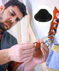 10 Pack Pagoda Shaped Rubber Wire Gasket Hole Plugs Black Flexible Seals for Cables, Reusable Grommet Plugs, Flame Retardant, Insulation Safe Odorless Cable Hole Covers, Easy Fit and Tidy Wire Management, electrician fitting cable hole cover