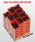 No Sweat Heavy Duty Machinery Mover Skates Featuring 360 Degree Swivel Rollers To Slide Massive Pallets Tools And Industrial Gear Around The Worksite Like A Dream Every Single Time on a pallet with easy assembly.