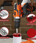 8 Piece PVC Pipe Reamer Set For DIY Pros And Home Projects Includes PPR75 Through PPR400 Sizes Fits Standard One-Half-Inch Drills