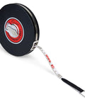 Closed Reel Tape Measure 100 Ft 30 M Hand Crank Dual Sided Feet And Meters Long Measuring Tape For Indoor And Outdoor Projects