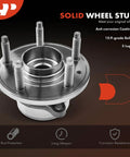 Front Or Rear Wheel Bearing Hub Assembly With 5 Lug Fitment For Ford Explorer 2011-2019 and Police Interceptor Utility 2013-2019