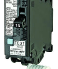 Q115DFH 15 Amp AFCI GFCI Dual Function Circuit Breaker with LED trip indicator and test button for plug on load center