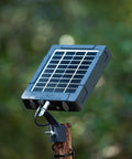 Reaktor Universal Solar Power Pack For Security Cameras, Trail Cameras, And Game Cameras with 3W Compact Solar Panel outdoors