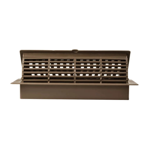 Pop Up Floor Register 4x10 Inch Tan Heavy Duty Plastic Vent With Air Deflector Rust Proof And Scratch Resistant