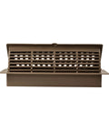 Pop Up Floor Register 4 By 10 Inch Tan 5 Pack High Impact Polystyrene Rust Proof Scratch Resistant Use Closed For Conventional Register Open As Air Deflector Knockouts At Ends For Ceiling Install