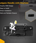 Tailgate Handle Liftgate Latch With Keyhole For 2007 To 2013 Toyota Tundra Replacement Parts 69090 0C040 690900C040 81213