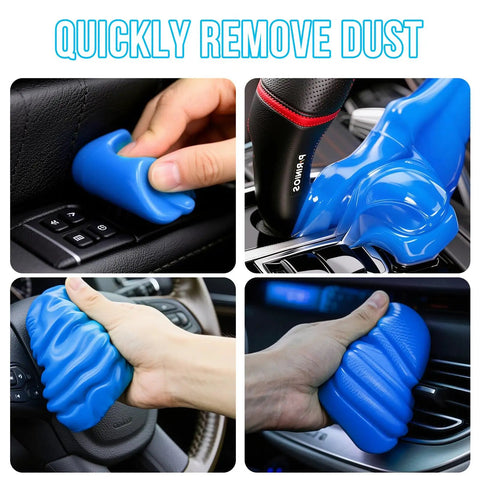 Detail Like A Pro Car Cleaning Gel Putty for Hard To Reach Areas removing dust from car interior surfaces