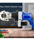 Elukht In Type Electric Hydraulic Pliers Terminal Crimping Machine Cable Cutting And Pressing Portable Wire Powerful Performance Cbc 65 with ergonomic handle