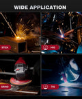 Ultra Fast Auto Darkening Welding Helmet With Four Arc Sensors and Lightning Quick Light To Dark Transition Adjustable Shade Range Four To Thirteen Ideal For TIG MIG ARC Welding Durable Safety Gear For Pros And DIY Welders for stick, MIG, grind, TIG