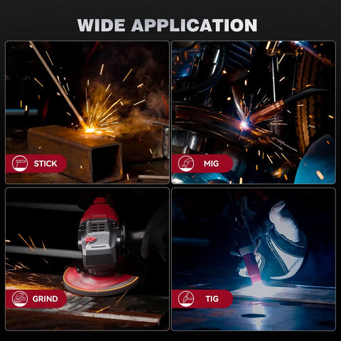 Ultra Fast Auto Darkening Welding Helmet With Four Arc Sensors and Lightning Quick Light To Dark Transition Adjustable Shade Range Four To Thirteen Ideal For TIG MIG ARC Welding Durable Safety Gear For Pros And DIY Welders for stick, MIG, grind, TIG