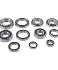 11 Piece HF35 Transmission Bearings Set For Ford C Max Fusion Lincoln Hybrid shown in various sizes and shapes.