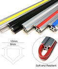 6 Meter Dust Protection Soft Cover For 8mm Slot 30 Series Aluminum Extrusion Profile With Flat Seal T Slot And V Slot Compatible