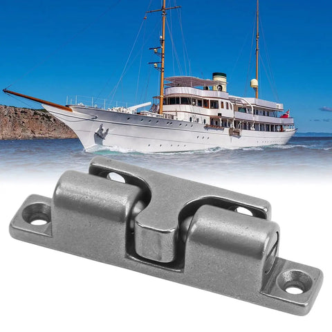 70mm Stainless Steel Cabinet Tension Catch With Ball Latch Push To Lock Door Hardware for marine use, yacht background angle