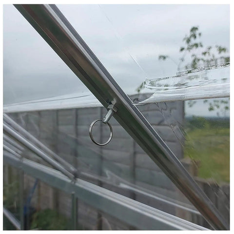 20 Pcs Greenhouse Bolts And Rings Set For Hanging Anchor Points In Glazing Bar Channels Plant Clips For Climbing Plants Trellises Cucumbers Tomatoes Grow Lamps And Watering Systems