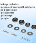 Windmill Bearing Repair Kit For Lawn Garden Eight Foot Yard Ornament Fan With One Half Inch ID By One And Three Eighths Inch OD components