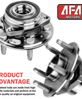 Wheel Bearing Hub Assembly 513288 Front Or Rear With ABS Ring 5 Lug For Chevy Malibu Impala Equinox Cadillac XTS CTS Buick Lacrosse