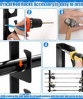 16 Pack Fishing Rod Holders For Wall And Ceiling Mounted Racks Horizontal Pole Storage System Holds Up To 40 Rods Keeps Gear Off The Floor And Neatly Organized Ideal For Garage Boats Docks And Outdoor Gear