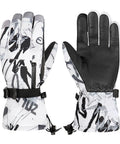 Ski Gloves For Men And Women, Your Go To Winter Warm Waterproof Windproof Snow Gear With Touchscreen Pockets, Black, Size M
