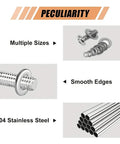 Heavy Duty Stainless Steel Flat Washer Set 1250 Pieces Assortment Kit With Sizes M2 Through M12 For Home Shop Auto And Outdoor Repairs A Workhorse For Everyday Fixes Built To Last, 304 stainless steel washers