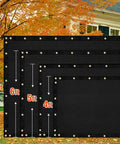 Privacy Fence Screen 4 By 50 Feet Heavy Duty Knitted Net With Reinforced Bindings Brass Grommets Black Outdoor Shade Net
