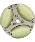 Heavy duty omni wheel 360 rotation with aluminum alloy for high load capacity.
