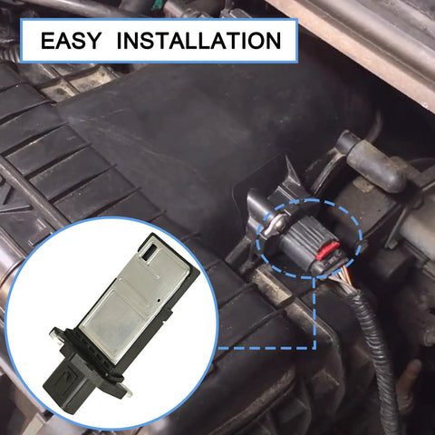 Ford Mass Air Flow Sensor MAF Replacement For Ford Escape Expedition Explorer F150 F250 F350 Lincoln MKX MKZ installed