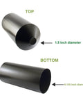 Slide On Torpedo Steel Squirrel Baffle With 6.125 Inch Diameter And Textured Powder Coat For Outdoor Bird Feeders