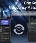 10W Two Way Radio For Outdoor Survival with display and buttons, high gain antenna, copy frequency feature