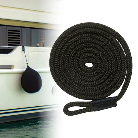 Boat Fender Lines Mooring Yacht Rope Inflatable Fender Hanger Dock Protector PE Material Accessory displayed on yacht